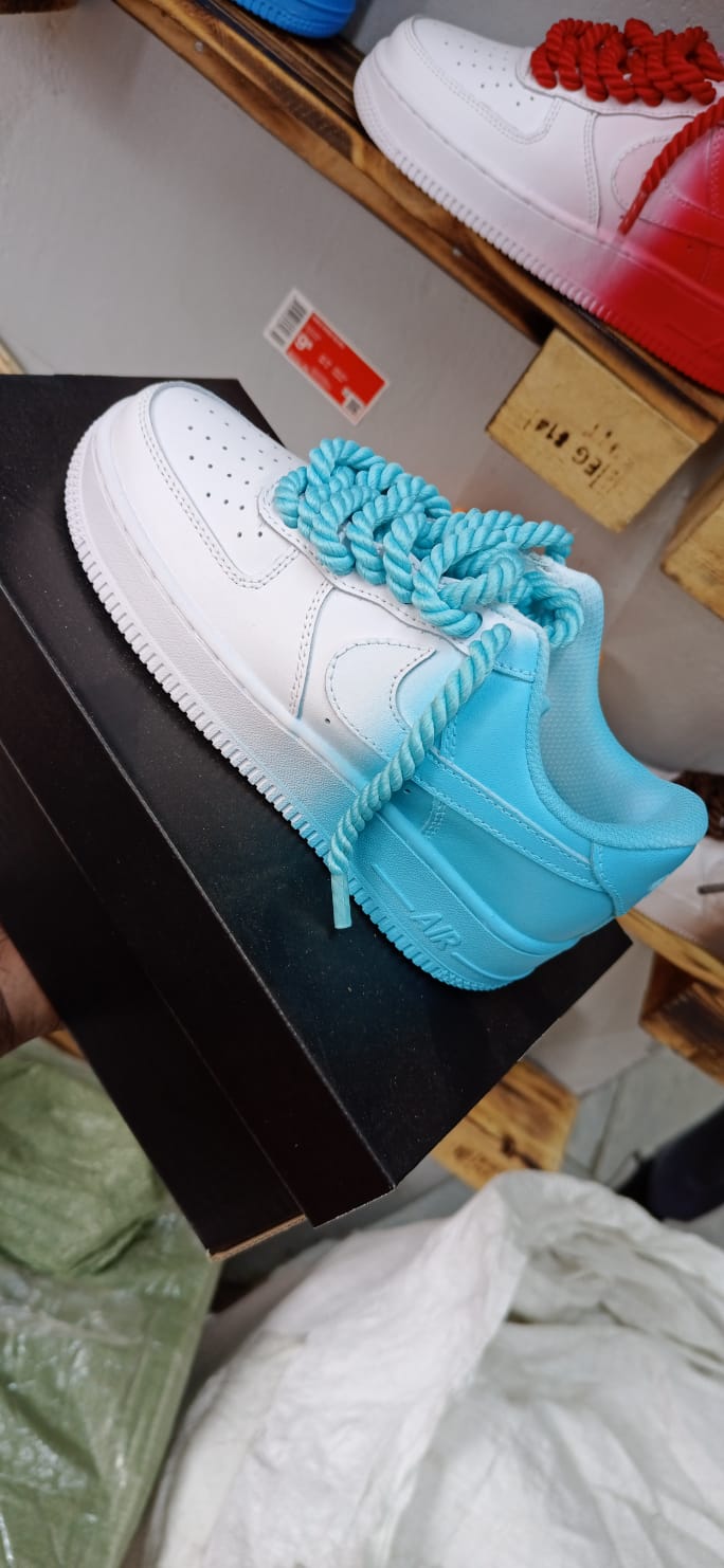 AF1 customised chunky laces