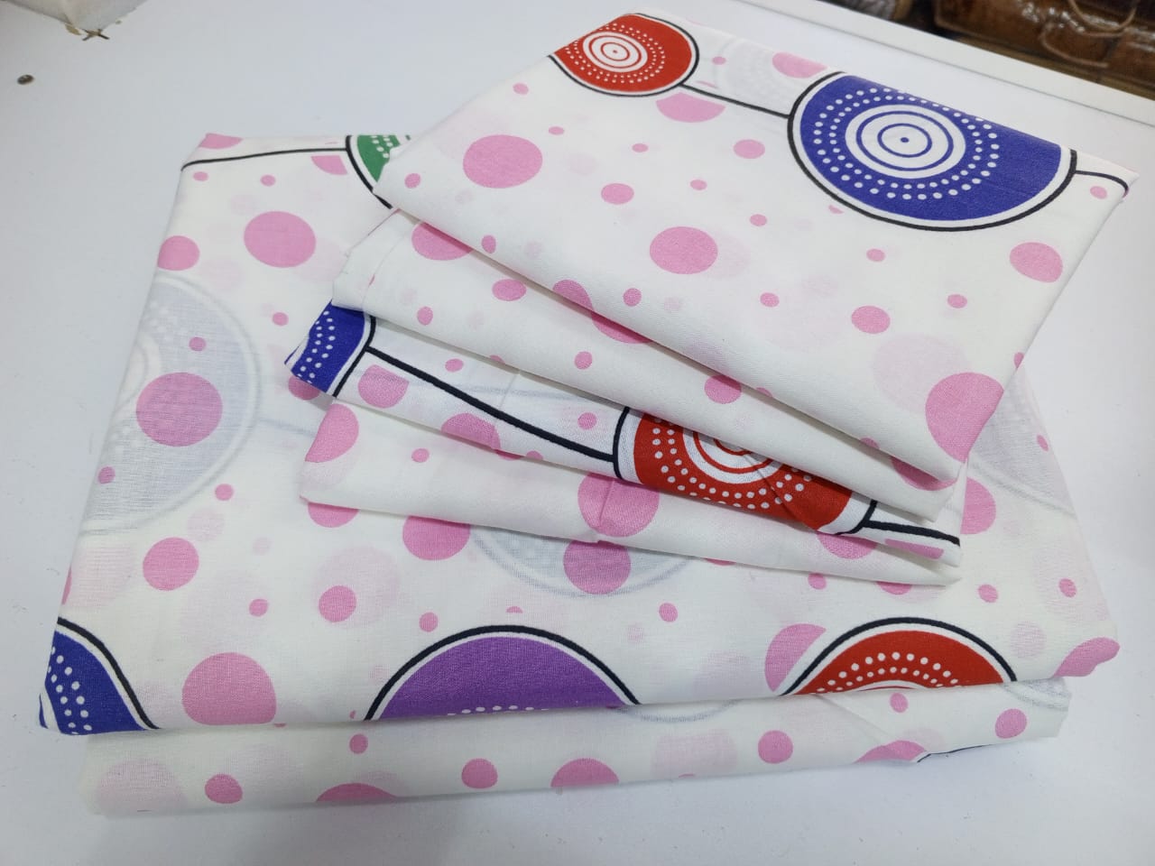 Both printed bedsheets